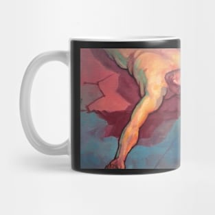 Fallen man ~ oil Mug